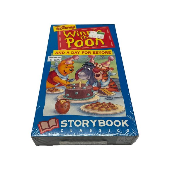 Vintage Winnie The Pooh A Day For Eeyore VHS Tape Sealed 1990s Disney - Picture 1 of 6